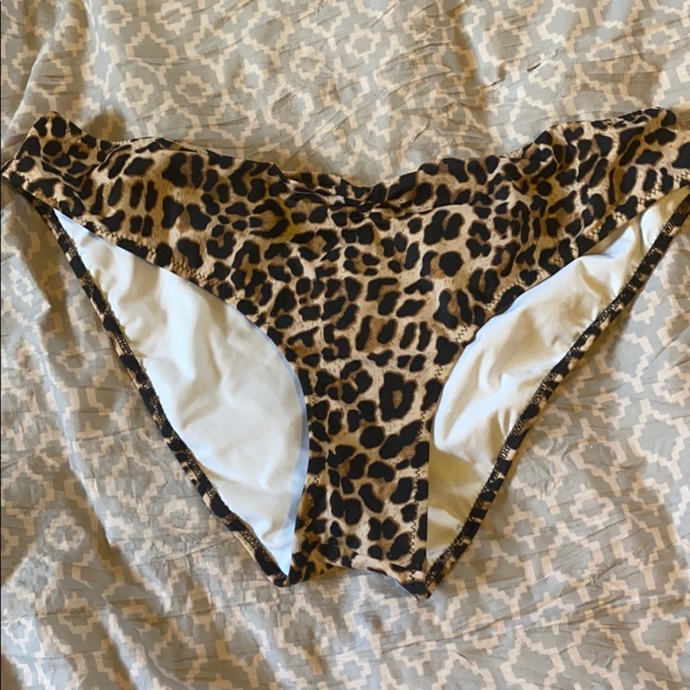 PINK Victoria’s Secret Leopard Swim Bottoms